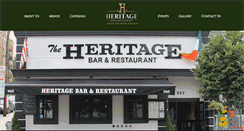 Desktop Screenshot of heritagebarandrestaurant.com